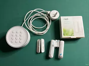 NEST GUARD A0024 ALARM SYSTEM WITH 2 DETECT SENSORS. Not Tested. VERY GOOD. - Picture 1 of 13