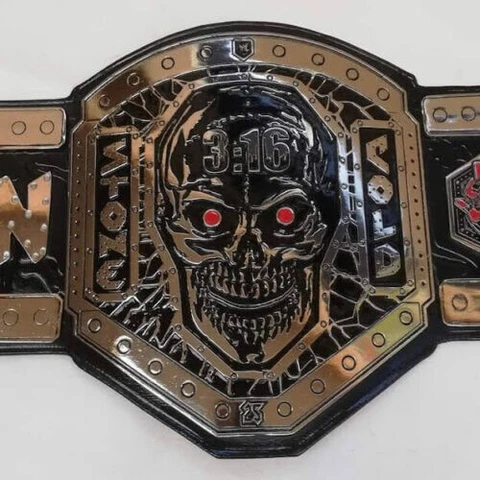 SMOKING SKULL STONE COLD WORLD HEAVYWEIGHT CHAMPIONSHIP TITLE REPLICA BELT 2MM Cover