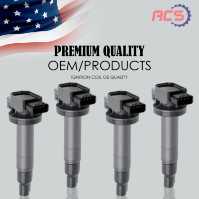 4X Bobina de encendido para Toyota Yaris Prius Echo Scion 2001-2010 xA xB 1,5 L L4 UF316 Foto 1 de 4