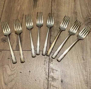 Wallace Plate Silver Shod 6.5” Forks (Set Of 8) - Picture 1 of 4
