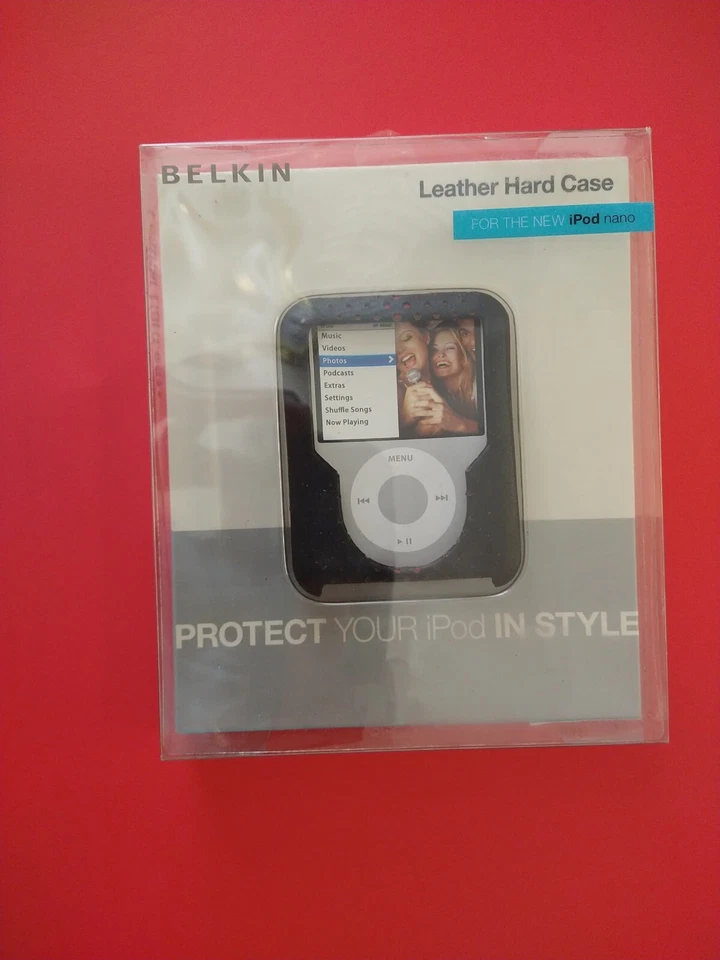 Capa dura de couro Belkin para iPod Nano F8Z285 marrom  - Imagem 1 de 4