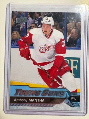 2016-17 Upper Deck #213 Anthony Mantha Young Guns Detroit Red Wings - Image 1 of 2