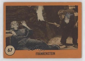 1961 Nu-Cards Horror Monsters Series 2 Frankenstein #67 8b4