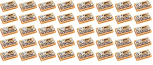 BIC Chrome Platinum Double Edge Safety Razor Blades, 200 Blades - Picture 1 of 1