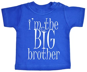 Camiseta Gran Hermano "Soy el Gran Hermano" Bebé Niño Camiseta Regalo - Imagen 1 de 10