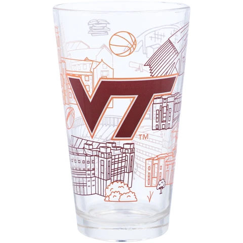 Virginia Tech Hokies 16oz. Campus Pint Glass Cover