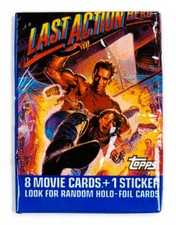Vintage Topps 1993 Last Action Hero Trading Cards ONE Wax PACK Arnold Schwarzene