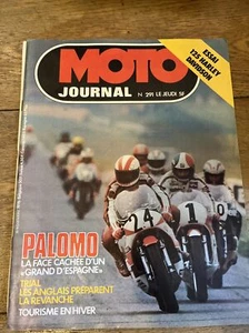 MOTO JOURNAL  291 Test Harley Davidson 125 SS Silk Scott 650 Victor Palomo 1976 - Picture 1 of 2