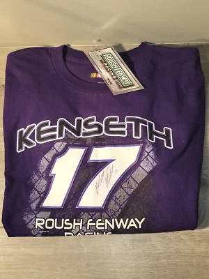 Camiseta firmada por Matt Kenseth Roush Fenway Racing #17 nueva con etiquetas Foto 1 de 4