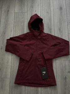 Sprayway Womens Marsco Waterproof Jacket Hydrodry Size 8 Maroon New With Tags - Picture 1 of 11