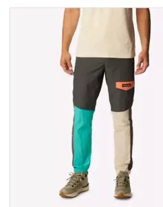 Columbia Riptide Retro Pants Omni Shield Multicolor Men’s Size S Nylon Jogger - Picture 1 of 7