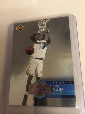 1993-94 Upper Deck HoloJam Chris Webber RC #H28 - Image 1 of 2