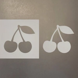 Suministros de arte de pintura con aerógrafo plantilla Mylar de plástico cereza - Imagen 1 de 1