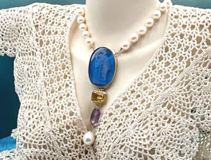 TAGLIAMONTE (LD3529) 18K Venetian Intaglio Necklace*60.9GM*Reg$2400 - Picture 1 of 7