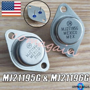 Für ON OnSemi MJ21195G & MJ21196G Transistoren Komplementär Paar Ausgänge (2 Stück) - Bild 1 von 7