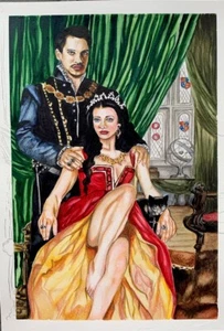 Original Mixed Media Painting-Tudors - Picture 1 of 3