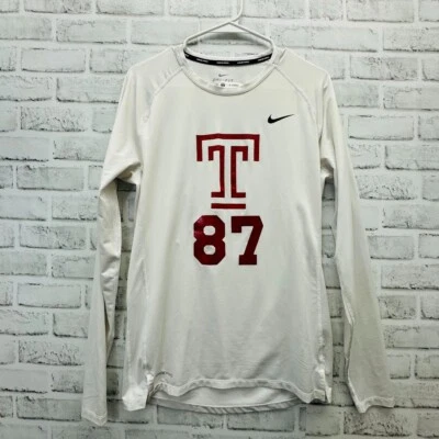 Nike Dri-Fit Texas Tech #87 Long Sleeve Base Layer White Size XL - Image 1 of 4