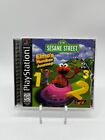 Sesame Street Elmo's Number Journey PS1 Black Label en caja juego probado y funciona 1999
