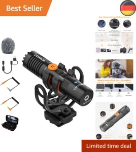 Externes Video-Mikrofon – VM10 PRO Shotgun mit Gain-Kontrolle & Monitoring USB-C - Bild 1 von 10