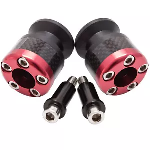 8mm Slider CNC Red For Honda Suzuki GSXR CBR Luxor Swingarm Stand Spools Lift - Picture 1 of 2