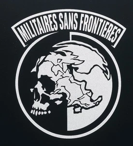 Militaires Sans Frontieres metal gear solid die cut Vinyl car decal sticker 10” - Picture 1 of 1
