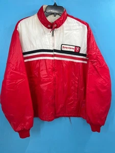Vintage Swingster Mens Red Firestone Jacket (size L) - Picture 1 of 11