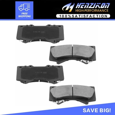 Pastillas de freno delanteras de cerámica para Toyota Tundra Sequoia Land Cruiser LX570 2008-2021_ Foto 1 de 4