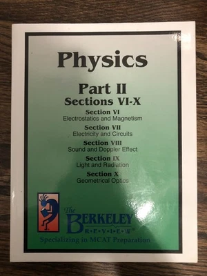 The Berkeley Review (TBR) MCAT Prep Physics Parts II - Image 1 of 4