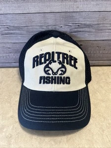 Gorra trasera de malla de pesca Realtree - tostada/azul nueva con etiquetas - Imagen 1 de 7