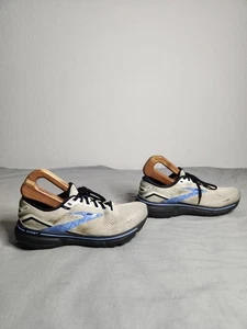 Brooks Ghost 15 Shoes Men Size 11D Blue White Running Sneakers 1103931D155 EUC - Picture 1 of 9