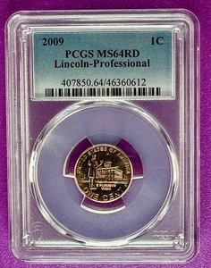 Lincoln Professional Cent 2009 1 c graduación profesional MS64RD (612) - Imagen 1 de 2