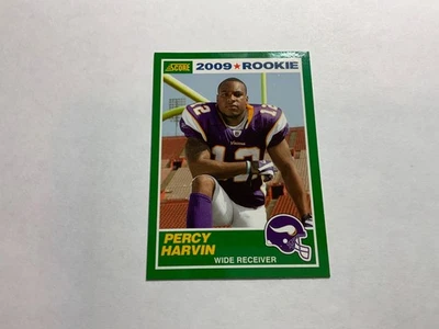 PERCY HARVIN (RC) - MINNESOTA VIKINGS-2009 SCORE 20TH ANNIVERSARY-FREE SHIPPING - Image 1 of 3