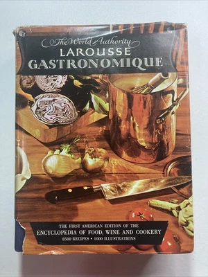Larousse Gastronomique Cookbook 1961 Vintage 1st American Edition HC French VGC  - Image 1 of 4