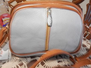 NWT VALENTINA Genuine Leather Small ash crossbody bag Made In Italy style 1122 - Picture 1 of 6