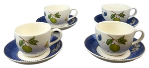Wedgwood Sarah's Garden Cup and Saucer Coffee Tea England - Set of 4 - Picture 1 of 4