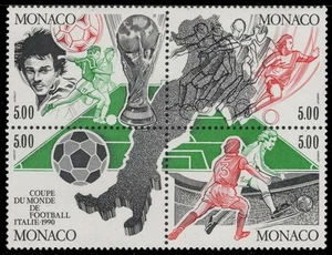 MONACO 1718i - Italia '90 World Cup "Block of Four" (pc27923) - Bild 1 von 1