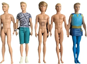 LOT OF 5 KEN DOLLS OOAK a41 - Picture 1 of 11