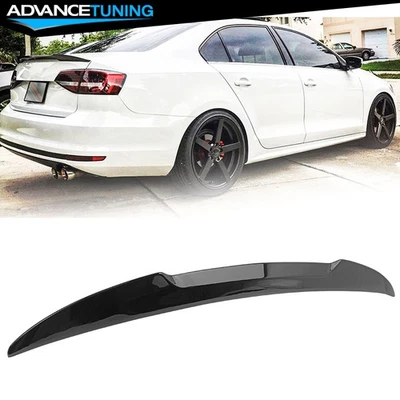 Fits 11-18 Volkswagen Jetta MK6 V Style Painted Black #L041 Trunk Spoiler Wing - Imagem 1 de 4