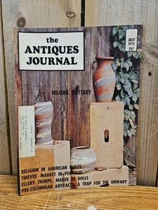 The Antiques Journal Magazine July 1973 Niloak Pottery - Imagen 1 de 6