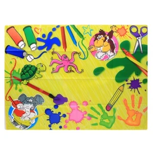 EASY WIPE CLEAN Art Mat Messy Splash Waterproof Floor Kids/Childrens Activities - Picture 1 of 2