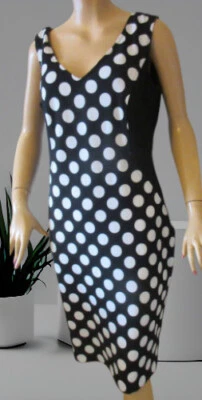 Vestido Cartise blanco y negro para mujer talla CAN 12 US 10 Foto 1 de 4