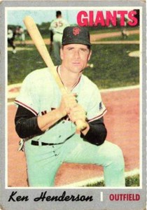 KEN HENDERSON 1970 Topps #298 50% OFF ENTIRE STORE   B22R3S8P13