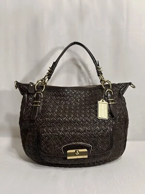 Brown Leather Coach Purse  - Image 1 of 4