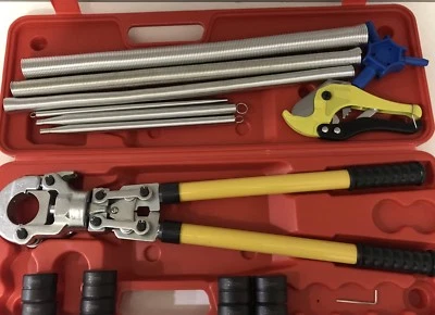 Pressatrice manuale raccordi tubo multistrato con matrici TH - V - U e kit molle - Immagine 1 di 4