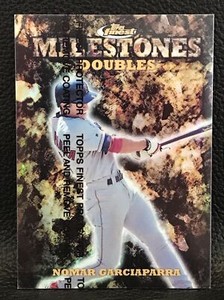 1999 Topps Finest Milestones Refractor #M36 Nomar Garciaparra /500 *MKCards*
