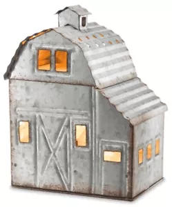 Scentsy COUNTRY LIVING Wax Warmer - Galvanized Steel Barn Farmhouse - NEW IN BOX - Picture 1 of 1