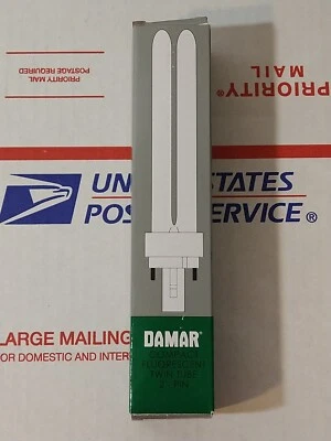 6PCS Compact fluorescent light bulb 26 watt CFL 2 pin 3000K G24D-3  F26DTT/830 - Image 1 of 4