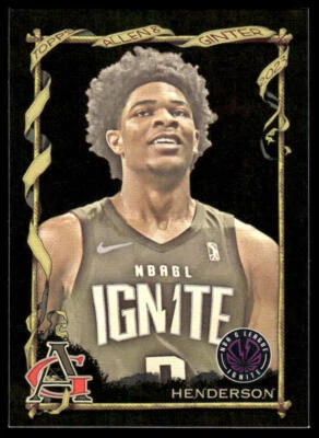 2023 Topps Allen & Ginter X Scoot Henderson #265 RC Trail Blazers - Image 1 of 2