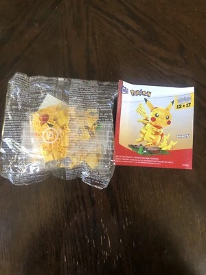Pokemon Set (Pikachu Only) Mega Bloks HJP96 NEW/Sealed with Instruction Manual!! - Image 1 of 4
