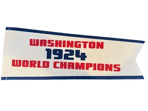 Washington Semnators 1924 World Champions Commemorative Pennant - Picture 1 of 1